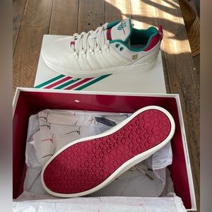 Mens K Swiss x Gary Vee 004 low white shoes new size 10